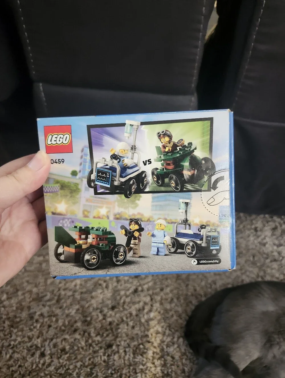 LEGO City Blue & Green Rescue vs. Medical Cart Playset